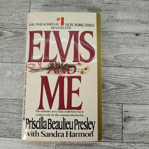 ELVIS AND ME Priscilla Beaulieu Presley 1986 Berkley Edition Paperback - Picture 10 of 11